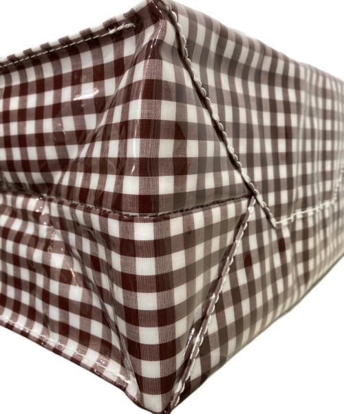 TEMBEA（テンベア）TEMBEA (テンベア) Paper Tote Small - PVC ブラウンの古着・服飾アイテム