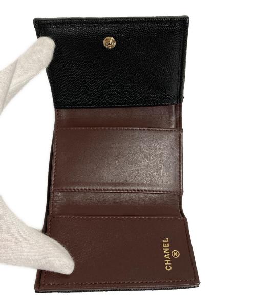 CHANEL（シャネル）CHANEL (シャネル) Classic Small Flap Wallet/クラシック スモール フラップ ウォレット ブラックの古着・服飾アイテム