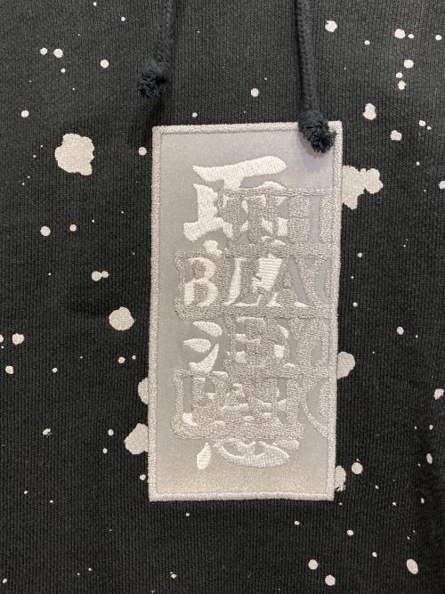 THE BLACK EYE PATCH（ブラックアイパッチ）THE BLACK EYE PATCH (ブラックアイパッチ) 取扱注意パーカー ブラック サイズ:Mの古着・服飾アイテム