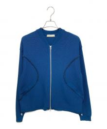 PUBLIC TOKYO（パブリックトウキョウ）の古着「カーブラインアゼニットブルゾン」｜ブルー