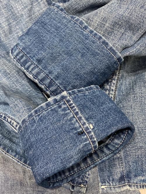 RIVE DROITE（リヴドロワ）RIVE DROITE (リヴドロワ) バックフレアショートシャツ インディゴ サイズ:Fの古着・服飾アイテム