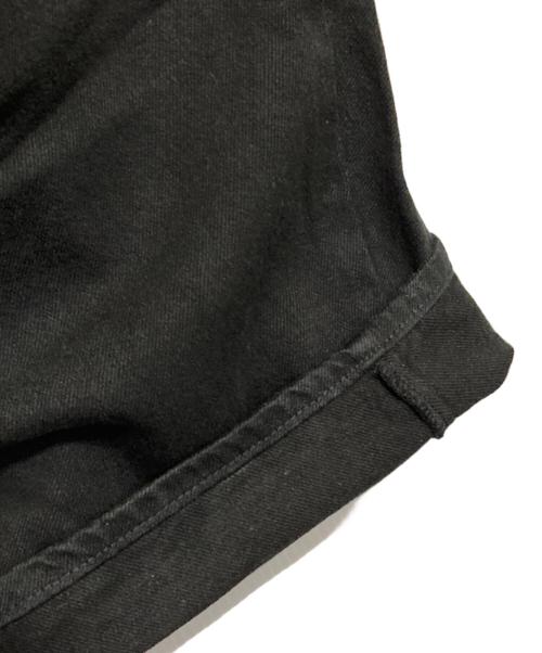 Adam et Rope（アダム エ ロペ）Adam et Rope (アダム エ ロペ) コットンリネンカーヴィーパンツ ブラック サイズ:36の古着・服飾アイテム