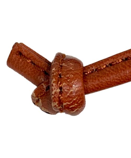 Vivienne Westwood（ヴィヴィアンウエストウッド）Vivienne Westwood (ヴィヴィアンウエストウッド) オーブ レザーフラップショルダーバッグ ブラウンの古着・服飾アイテム