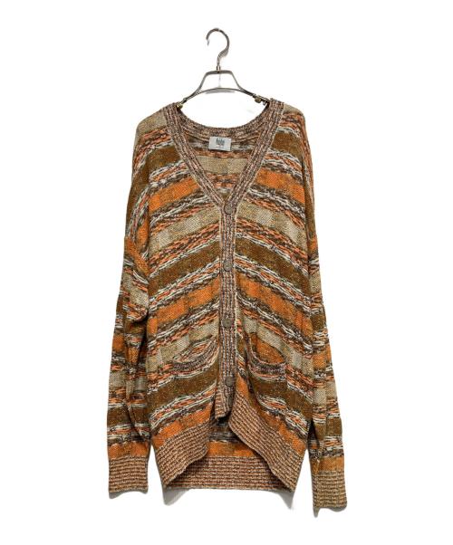 modigliani（モディリアーニ）modigliani (モディリアーニ) カーディガン オレンジ サイズ:Lの古着・服飾アイテム