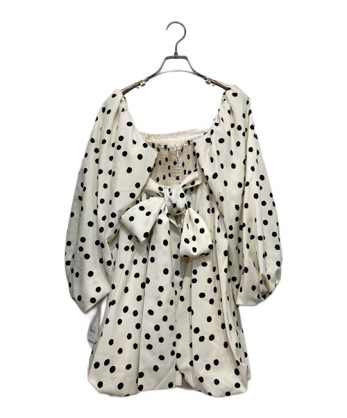 Lily Brown（リリーブラウン）Lily Brown (リリーブラウン) バルーンミニドレス アイボリー サイズ:Fの古着・服飾アイテム