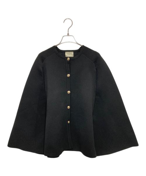 UNITED ARROWS TOKYO（ユナイテッドアローズトウキョウ）UNITED ARROWS TOKYO (ユナイテッドアローズトウキョウ) ケープ カーディガン ブラック サイズ:-の古着・服飾アイテム