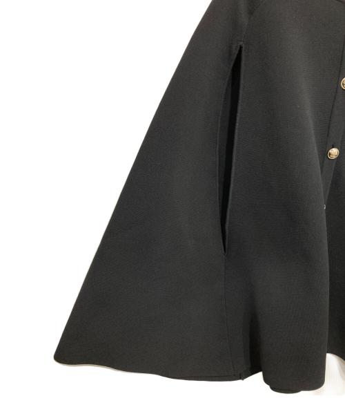 UNITED ARROWS TOKYO（ユナイテッドアローズトウキョウ）UNITED ARROWS TOKYO (ユナイテッドアローズトウキョウ) ケープ カーディガン ブラック サイズ:-の古着・服飾アイテム