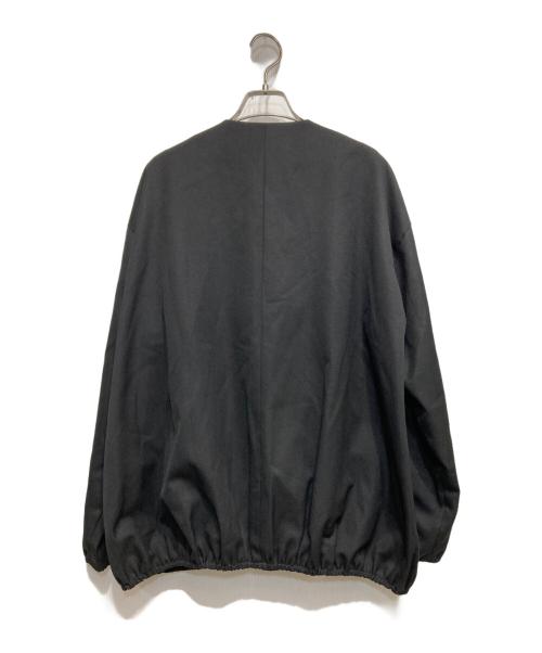 Dulcamara（ドゥルカマラ）Dulcamara (ドゥルカマラ) ノーカラーウールジャケット ブラック サイズ:1の古着・服飾アイテム