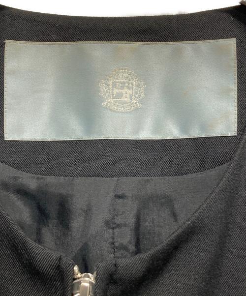 Dulcamara（ドゥルカマラ）Dulcamara (ドゥルカマラ) ノーカラーウールジャケット ブラック サイズ:1の古着・服飾アイテム