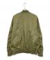 A BATHING APE (ア ベイシング エイプ) ナイロンMA-1ジャケット グリーン サイズ:2XL：12000円