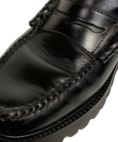 G.H.BASS（ジーエイチバス）G.H.BASS (ジーエイチバス) 別注コインローファー ブラック サイズ:7 1/2の古着・服飾アイテム