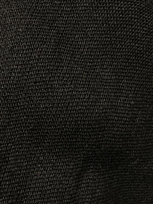 Y's（ワイズ）Y's (ワイズ) 変形リネンブレンドカーディガン ブラック サイズ:2の古着・服飾アイテム