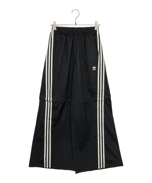 adidas（アディダス）adidas (アディダス) オーバーサイズ ジップオフトラックパンツ ホワイト×ブラック サイズ:J:Mの古着・服飾アイテム