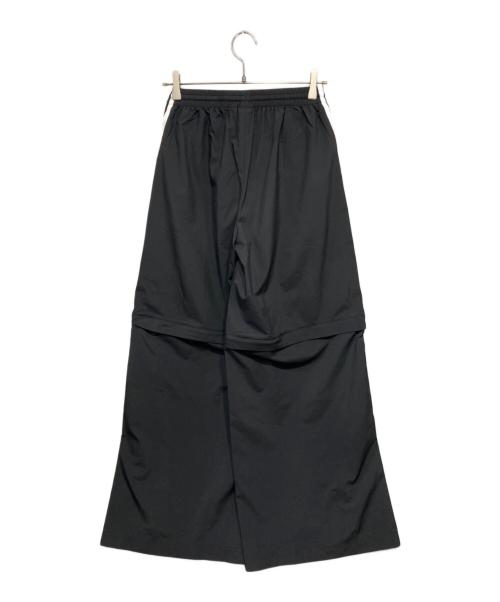 adidas（アディダス）adidas (アディダス) オーバーサイズ ジップオフトラックパンツ ホワイト×ブラック サイズ:J:Mの古着・服飾アイテム