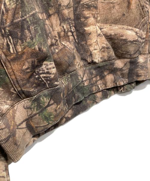 THE BLACK EYE PATCH（ブラックアイパッチ）THE BLACK EYE PATCH (ブラックアイパッチ) OG LABEL SAFETY REAL TREE CAMO HOODIE ベージュ×オリーブ サイズ:Mの古着・服飾アイテム