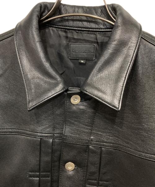 DANKE SCHON（ダンケ シェーン）DANKE SCHON (ダンケ シェーン) ラムレザーシングルライダースジャケット ブラック サイズ:Ｍの古着・服飾アイテム