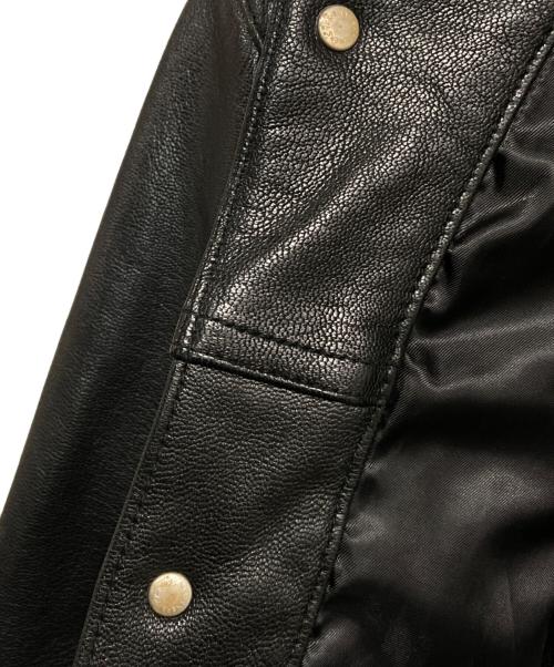 DANKE SCHON（ダンケ シェーン）DANKE SCHON (ダンケ シェーン) ラムレザーシングルライダースジャケット ブラック サイズ:Ｍの古着・服飾アイテム