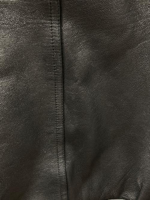DANKE SCHON（ダンケ シェーン）DANKE SCHON (ダンケ シェーン) ラムレザーシングルライダースジャケット ブラック サイズ:Ｍの古着・服飾アイテム