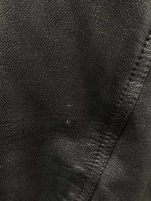 DANKE SCHON（ダンケ シェーン）DANKE SCHON (ダンケ シェーン) ラムレザーシングルライダースジャケット ブラック サイズ:Ｍの古着・服飾アイテム