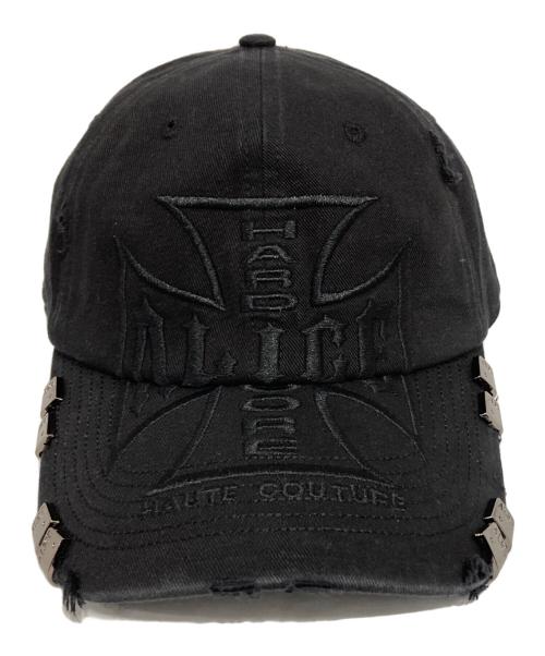 ALICE Hollywood（アリス ハリウッド）Alice Hollywood (アリス ハリウッド) CHOPPER LOGO CAP ブラックの古着・服飾アイテム