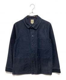 F.O.B FACTORY（エフオービー ファクトリー）の古着「FRENCH MOLESKIN JKT」｜ネイビー