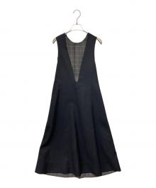 furfur（ファーファー）の古着「マルチウェイジレワンピース ワンピース」｜ネイビー