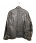 AVIREX (アヴィレックス) AGED LEATHER SINGLE RIDERS ブラウン サイズ:2XL：22000円