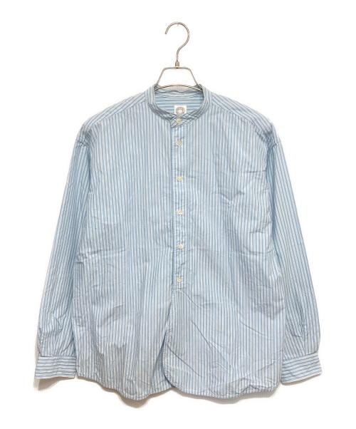ORCIVAL（オーシバル）ORCIVAL (オーシバル) バンドカラーシャツ ブルー サイズ:3の古着・服飾アイテム