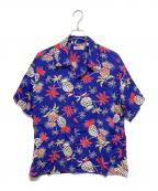 Sun Surfサンサーフ）の古着「RAYON HAWAIIAN SHIRT」｜レッド×ブルー