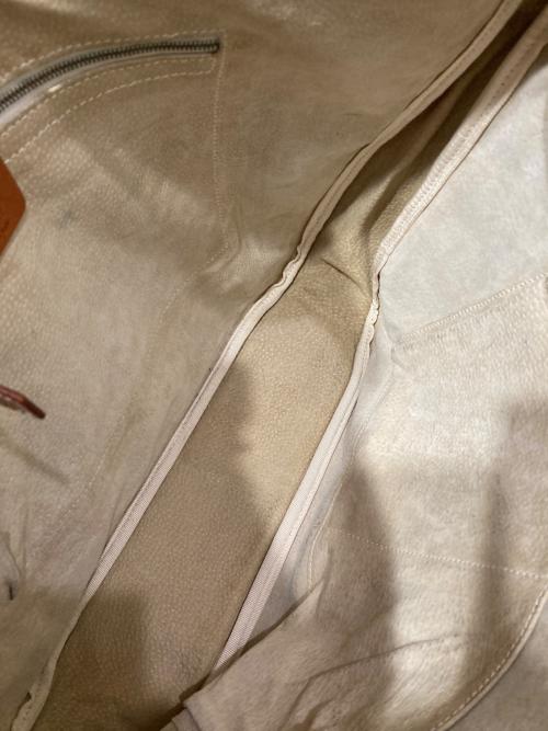 cisei（シセイ）cisei (シセイ) イントレチャートレザーショルダーバッグ ブラウンの古着・服飾アイテム