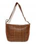cisei (シセイ) イントレチャートレザーショルダーバッグ ブラウン：25000円