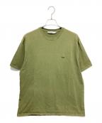 maison kitsuneメゾンキツネ）の古着「ワンポイントフォックスTシャツ」｜グリーン