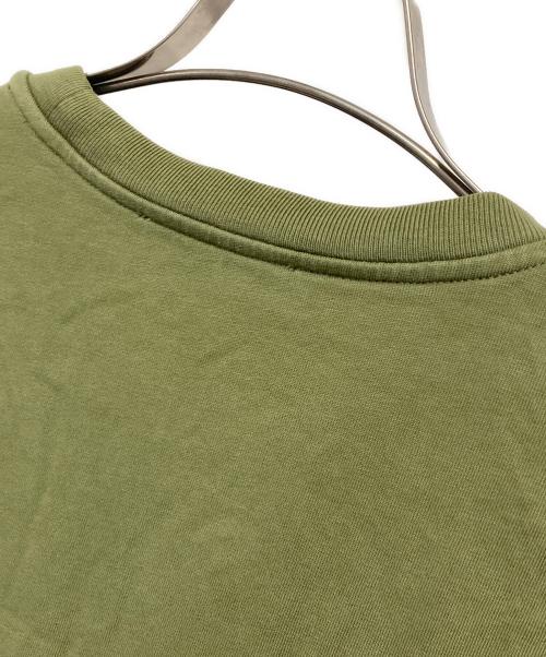 maison kitsune（メゾンキツネ）MAISON KITSUNE (メゾンキツネ) ワンポイントフォックスTシャツ グリーン サイズ:Mの古着・服飾アイテム