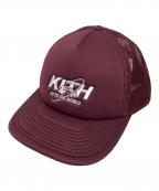KITHキス）の古着「NY to the World Nolan Trucker Hat」｜ボルドー
