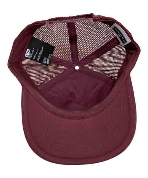 KITH（キス）KITH (キス) NY to the World Nolan Trucker Hat ボルドー サイズ:記載無しの古着・服飾アイテム