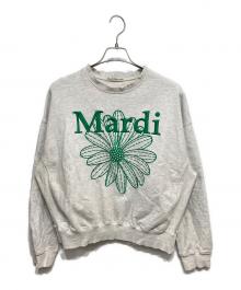 Mardi Mercredi（マルディメクルディ）の古着「ロゴスウェット」｜グレー