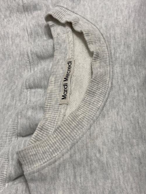Mardi Mercredi（マルディメクルディ）Mardi Mercredi (マルディメクルディ) ロゴスウェット グレー サイズ:記載無しの古着・服飾アイテム