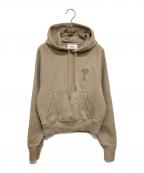 AMI PARISアミ パリス）の古着「AMI DE COJPY HOODIE」｜ベージュ