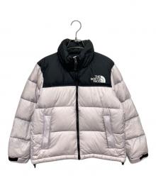 THE NORTH FACE（ザ ノース フェイス）の古着「Short Nuptse Jacket」｜ブラック×ラベンダー
