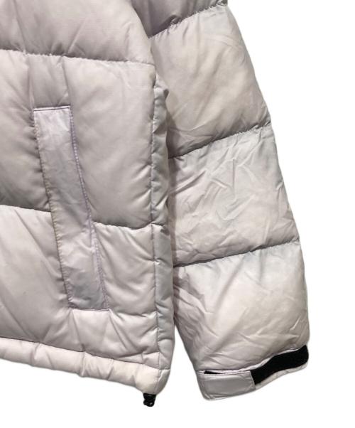 THE NORTH FACE（ザ ノース フェイス）THE NORTH FACE (ザ ノース フェイス) Short Nuptse Jacket ブラック×ラベンダー サイズ:Mの古着・服飾アイテム