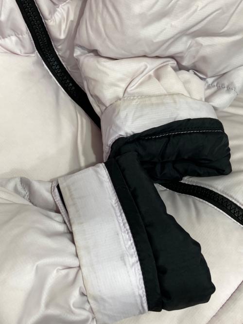 THE NORTH FACE（ザ ノース フェイス）THE NORTH FACE (ザ ノース フェイス) Short Nuptse Jacket ブラック×ラベンダー サイズ:Mの古着・服飾アイテム