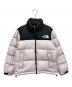THE NORTH FACE（ザ ノース フェイス）の古着「Short Nuptse Jacket」｜ブラック×ラベンダー