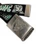Hysteric Glamour (ヒステリックグラマー) ロゴベルト グリーン×ブラック：5000円
