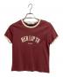 HER LIP TO（ハーリップトゥ）の古着「Urban Basic Ringer Tee」｜エンジ