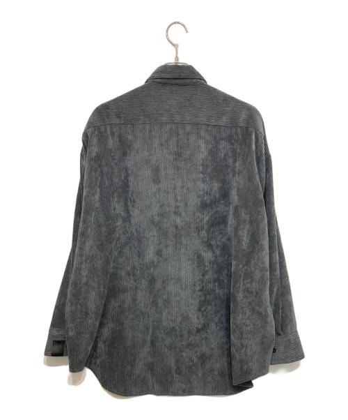 N.HOOLYWOOD（エヌ ハリウッド）N.HOOLYWOOD (エヌ ハリウッド) コーデュロイシャツ ブラック サイズ:40の古着・服飾アイテム