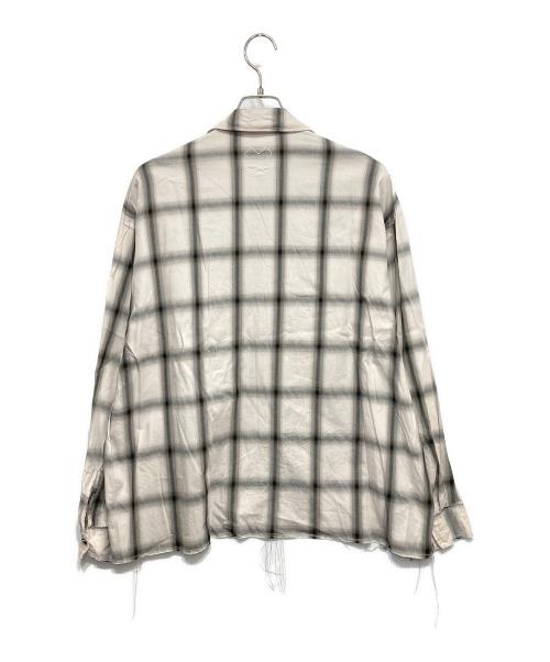 LQUARTET（エルカルテット）LQUARTET (エルカルテット) ステッチシャツ グレー サイズ:Lの古着・服飾アイテム