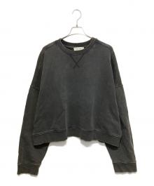 entire studios（エンタイアスタジオ）の古着「BOX CREWスウェットシャツ」｜WASHED-BLACK