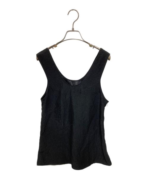 PRANK PROJECT（プランクプロジェクト）PRANK PROJECT (プランクプロジェクト) Scarf Satin Tank/スカーフサテンタンク ブラック サイズ:FREEの古着・服飾アイテム