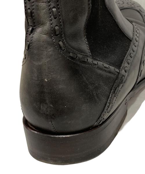 DOLCE & GABBANA（ドルチェ＆ガッバーナ）DOLCE & GABBANA (ドルチェ＆ガッバーナ) メダリオンサイドゴアブーツ グレー サイズ:7 1/2の古着・服飾アイテム