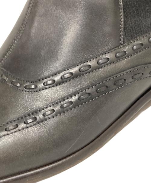 DOLCE & GABBANA（ドルチェ＆ガッバーナ）DOLCE & GABBANA (ドルチェ＆ガッバーナ) メダリオンサイドゴアブーツ グレー サイズ:7 1/2の古着・服飾アイテム
